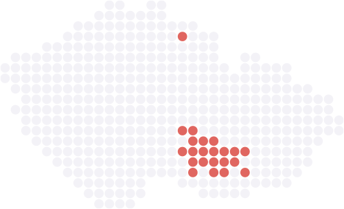 Realitní mapa okres Brno